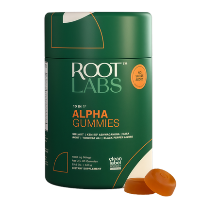 10-in-1 Alpha Shilajit Gummies | 4000 mg Pure Himalayan Shilajit, Tongkat Ali, Maca Root, 75% Fulvic Acid | ShilAbsorb Bioavailability Tech | Sugar-Free Vegan, 85+ Trace Minerals | 60 Pack